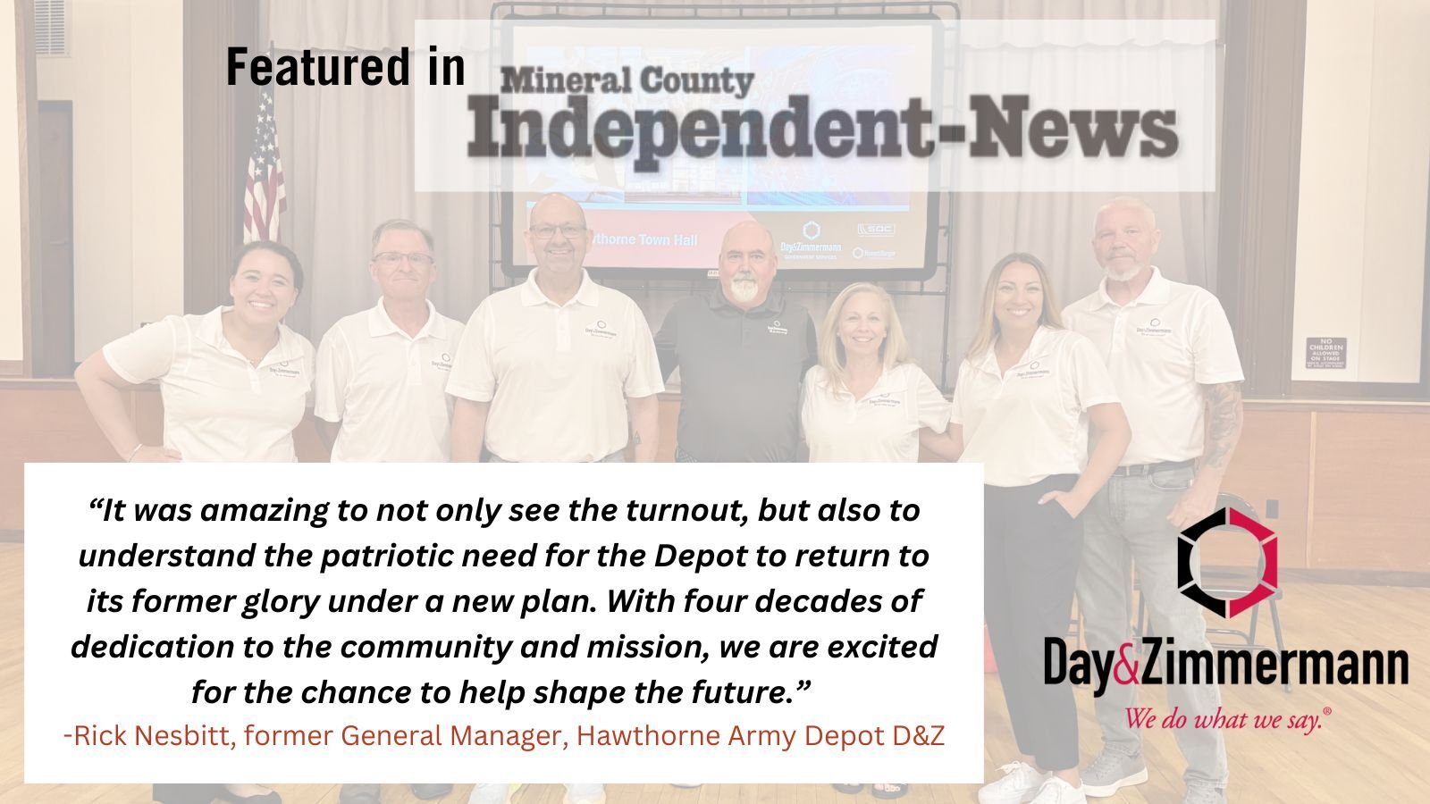IN THE NEWS  2025 Mineral County News Hawthorne