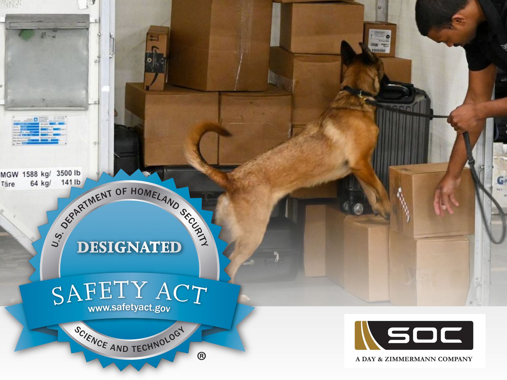 SOC Receives Government SAFETY Act Designation from DHS