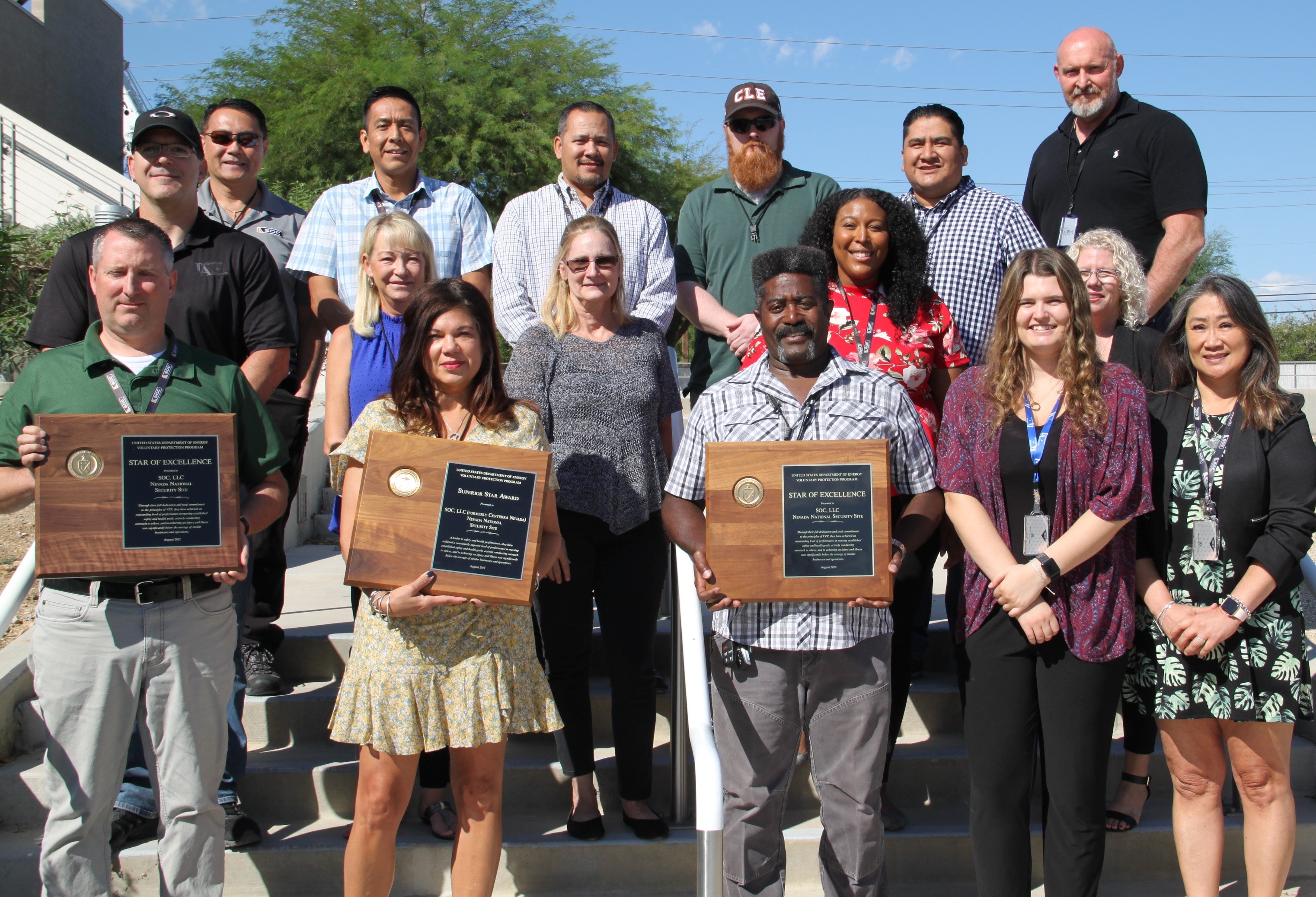 SOC at Nevada National Security Site (NNSS) Receives Star of Excellence Award From Department of Energy (DOE)