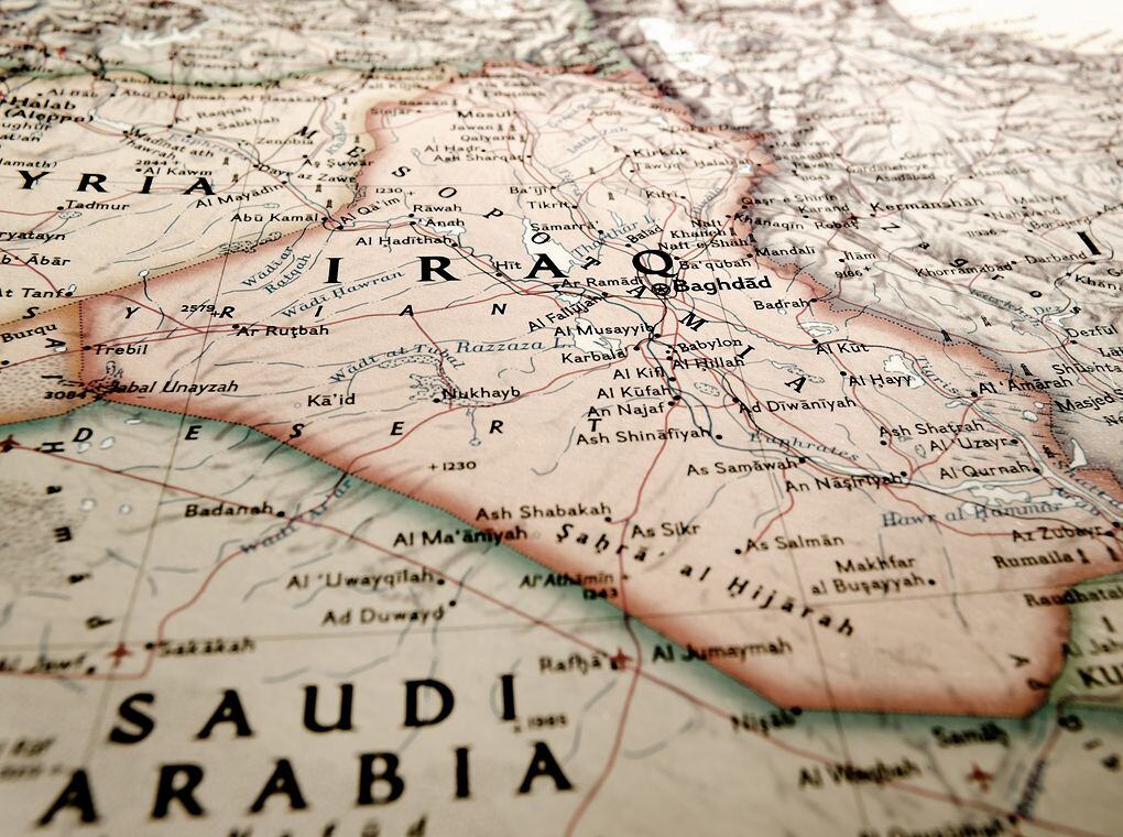 map of Iraq