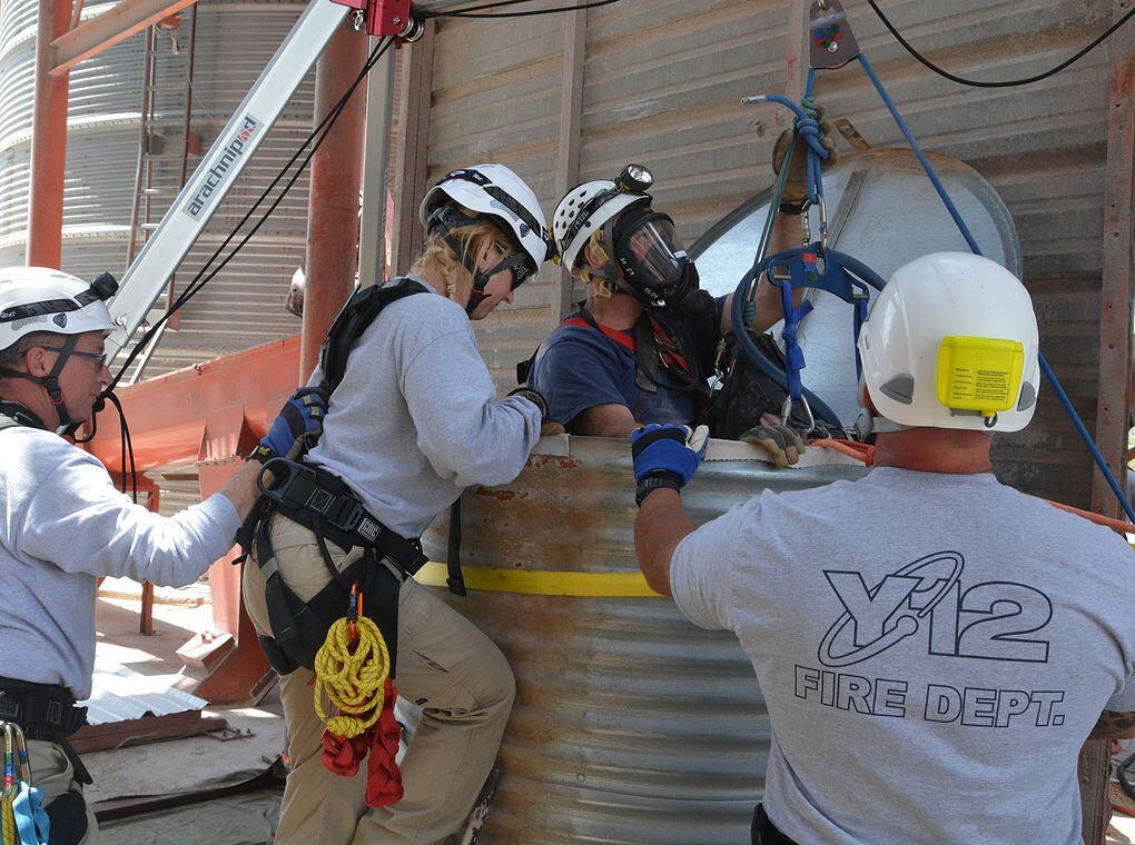 Y-12 fire department safety drills