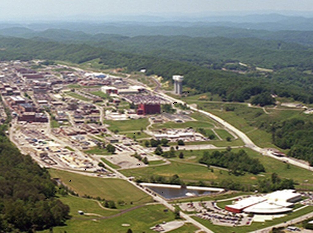 aerial view of NNSA U.S. nuclear site