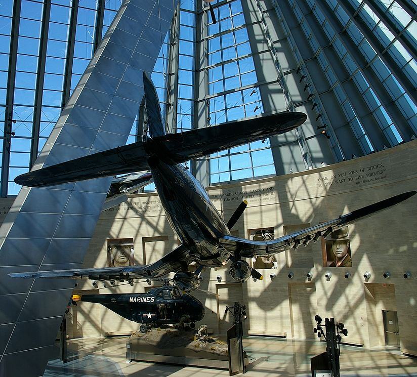 airplane at museum