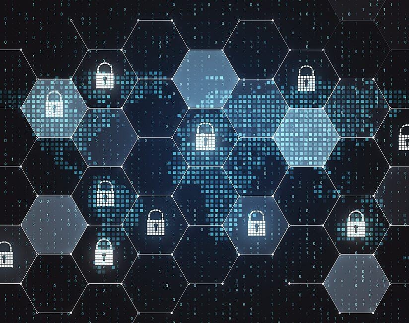 cyber globe lockdown graphic