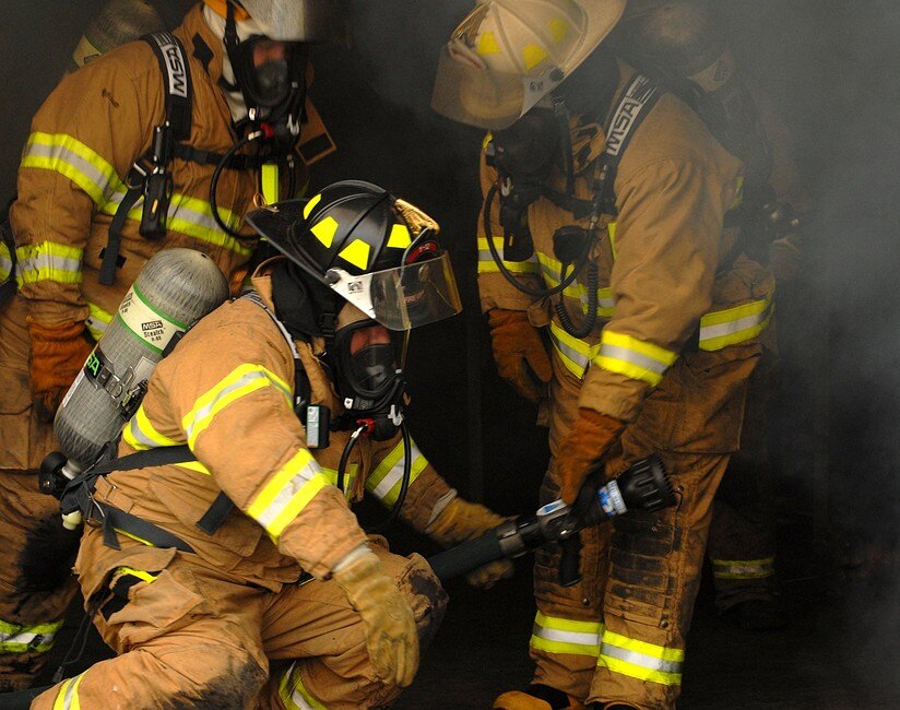 rescue workers